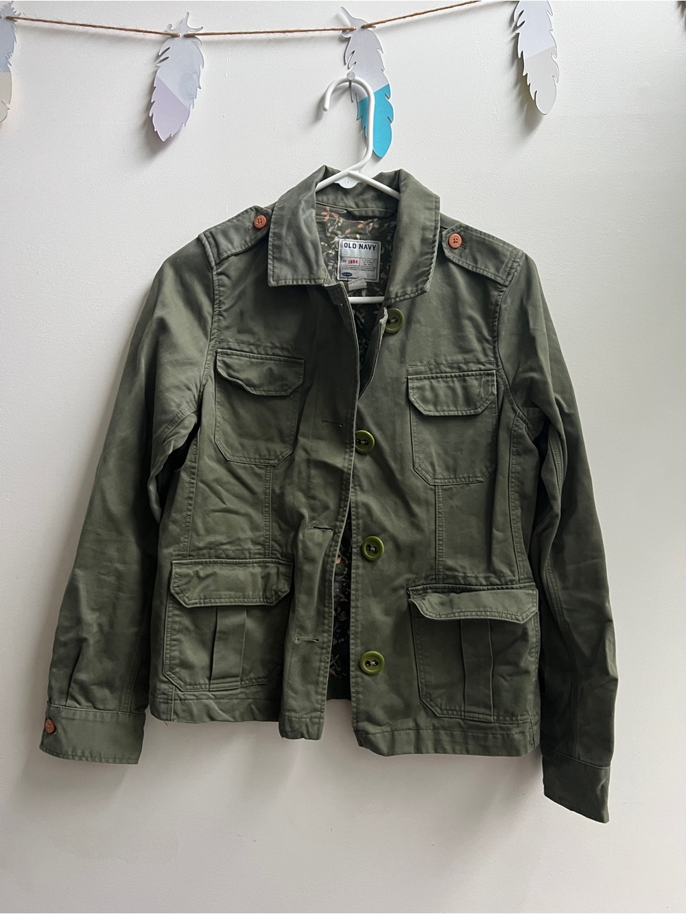 Old Navy vintage utility jacket SUPER CUTE VGUC M